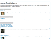 Tablet Screenshot of animerockprincess.blogspot.com