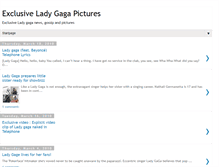 Tablet Screenshot of lady-gaga-pictures.blogspot.com