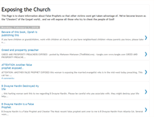 Tablet Screenshot of exposingthechurch.blogspot.com