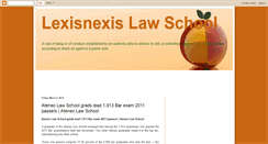 Desktop Screenshot of lexisnexis-law-school.blogspot.com