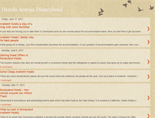 Tablet Screenshot of disneyland-hotels.blogspot.com