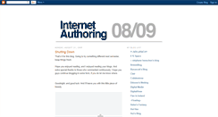 Desktop Screenshot of internetauthoring08.blogspot.com
