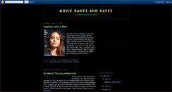 Desktop Screenshot of movierantsandraves.blogspot.com