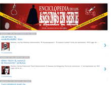 Tablet Screenshot of enciclopediadelosasesinosenserie.blogspot.com