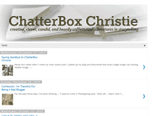 Tablet Screenshot of chatterboxchristie.blogspot.com