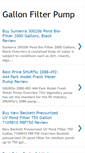 Mobile Screenshot of gallonfilterpump.blogspot.com