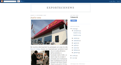 Desktop Screenshot of exportechnews.blogspot.com