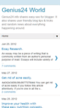 Mobile Screenshot of genius24.blogspot.com