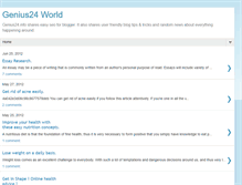 Tablet Screenshot of genius24.blogspot.com