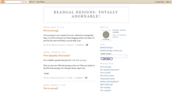 Desktop Screenshot of beadgaldesigns.blogspot.com