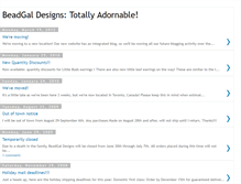 Tablet Screenshot of beadgaldesigns.blogspot.com