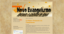 Desktop Screenshot of novoevangelismo.blogspot.com