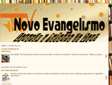 Tablet Screenshot of novoevangelismo.blogspot.com