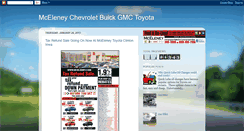 Desktop Screenshot of mceleneyautomotive.blogspot.com