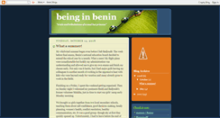 Desktop Screenshot of beinginbenin.blogspot.com