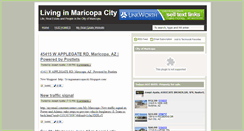 Desktop Screenshot of livinginmaricopacity.blogspot.com