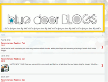 Tablet Screenshot of bluedoorblogs.blogspot.com