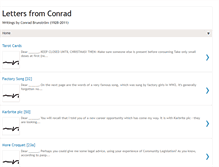 Tablet Screenshot of lettersfromconrad.blogspot.com