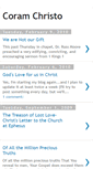 Mobile Screenshot of coramchristo.blogspot.com