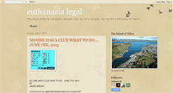 Desktop Screenshot of euthanasialegal.blogspot.com