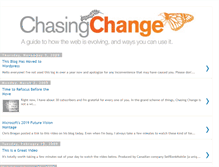 Tablet Screenshot of chasingchange.blogspot.com