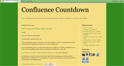 Desktop Screenshot of confluencecountdown.blogspot.com