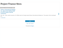Tablet Screenshot of projectfinancenews.blogspot.com