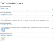 Tablet Screenshot of indolencelife.blogspot.com