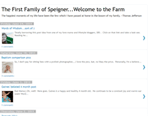 Tablet Screenshot of firstfamilywelcomefarm.blogspot.com