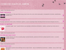 Tablet Screenshot of comosehaceamor.blogspot.com