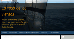 Desktop Screenshot of larosadelosvientos-andua.blogspot.com