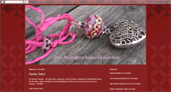 Desktop Screenshot of daswanderschmuckkaestchen.blogspot.com