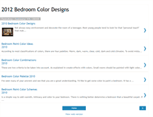 Tablet Screenshot of bedroomcolordesigns.blogspot.com