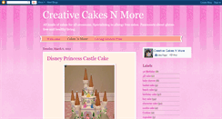 Desktop Screenshot of creativecakesnmore.blogspot.com