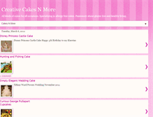 Tablet Screenshot of creativecakesnmore.blogspot.com