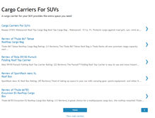 Tablet Screenshot of cargocarriersforsuvs.blogspot.com