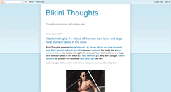 Desktop Screenshot of bikinithoughts.blogspot.com