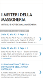 Mobile Screenshot of imisteridellamassoneria.blogspot.com