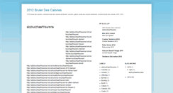 Desktop Screenshot of brulerdescalories.blogspot.com