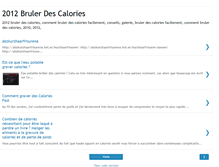 Tablet Screenshot of brulerdescalories.blogspot.com
