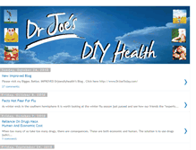 Tablet Screenshot of drjoesdiyhealth.blogspot.com