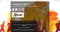 Desktop Screenshot of desportoescolar-real.blogspot.com