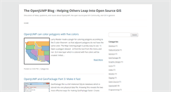 Desktop Screenshot of openjump.blogspot.com