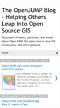 Mobile Screenshot of openjump.blogspot.com