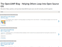 Tablet Screenshot of openjump.blogspot.com