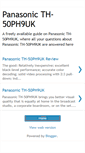 Mobile Screenshot of panasonicth50ph9uk.blogspot.com