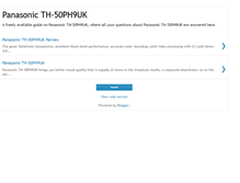 Tablet Screenshot of panasonicth50ph9uk.blogspot.com