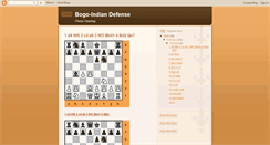 Desktop Screenshot of chessopeningbogo-indiandefense.blogspot.com