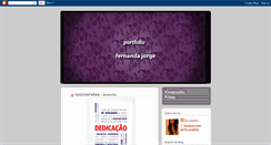 Desktop Screenshot of fernandajorge.blogspot.com