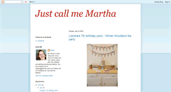 Desktop Screenshot of justcallmemarthaa.blogspot.com